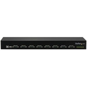StarTech.com 8 Port USB auf Seriell Adapter Hub - USB auf RS232 Port Adapter mit Daisy Chain - Rackmontierbar - USB 2.0 - 