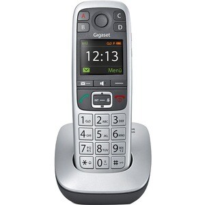 Gigaset E560 DECT-Schnurlostelefon - Silber - 1 Telefonleitung(en) - Freisprecheinrichtung - Hörhilfen-kompatibel