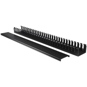 StarTech.com Panneau de gestion de câbles 40U de 1,8 m pour rack - Guide-câbles avec conduit encoché - Organisateur pour c
