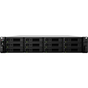 Synology RackStation RS3617RPXS 12 x Total Bays SAN/NAS Storage System - Intel Xeon D-1521 Quad-core (4 Core) 2.40 GHz - 8