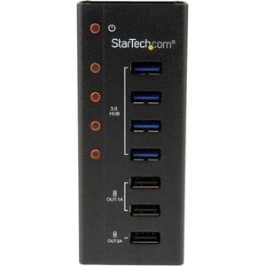 StarTech.com ST4300U3C3. Hostschnittstelle: USB 3.2 Gen 1 (3.1 Gen 1) Type-B, Hub interfaces: USB 2.0, USB 3.2 Gen 1 (3.1 