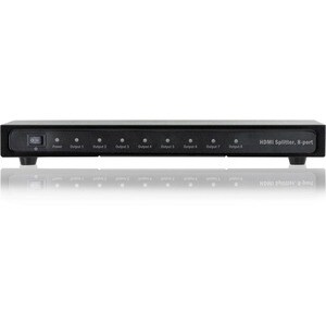 DIGITUS Professional DS-43302 Signalverteiler - Metall - 1920 x 1200 - 225 MHz Maximale Videobandbreite - 1 x HDMI Ein - 8