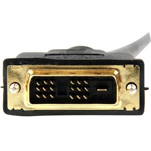 StarTech.com 50 cm DVI/HDMI Videokabel - 1 - Cable for Projektor, Videogerät - Abschirmung - Golden Beschichteter Stecker 