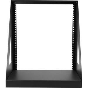StarTech.com 2-Post 12U Heavy-Duty Desktop Server Rack, Small Open Frame 19in Network Rack for Home/Office IT Equipment, T