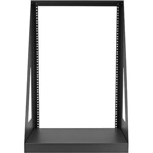 StarTech.com 2-Post 16U Heavy-Duty Desktop Server Rack, Small Open Frame 19in Network Rack for Home/Office IT Equipment, T