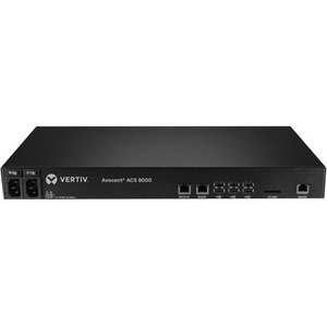 Vertiv Avocent 16-port ACS8000 Console System with single AC Power Supply, non-TAA - 16 x RJ45 Serial Ports, Single AC Pow