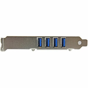 StarTech.com USB Adapter - PCI Express x1 - 5 GB/s - Plug-in-Karte - Grün - TAA-konform - UASP-Support - 4 Total USB Port(