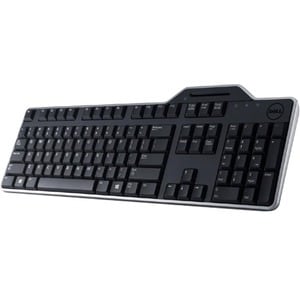 Dell KB813 Keyboard - Cable Connectivity - USB Interface - English (UK), Irish - QWERTY Layout - Black - Computer - PC