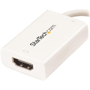 StarTech.com USB C to HDMI 2.0 Adapter 4K 60Hz with 60W Power Delivery Pass-Through Charging - USB Type-C to HDMI Video Co