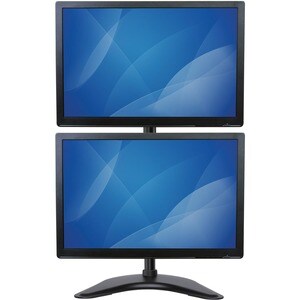 StarTech.com Vertical Dual Monitor Stand, Heavy Duty Steel, Monitors up to 27" (22lb/10kg), Vesa Monitor, Computer Monitor