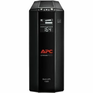 APC Back-UPS Pro, 1500VA, Tower, 120V, 10 NEMA 5-15R outlets, AVR, LCD - Tower - 16 Hour Recharge - 3 Minute Stand-by - 12