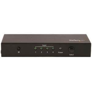 StarTech.com 4 Port HDMI Switch - 4K 60Hz - Supports HDCP - IR - HDMI Selector - HDMI Multiport Video Switcher - HDMI Swit