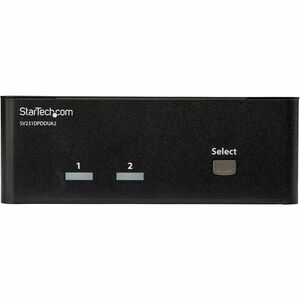 StarTech.com 2 Port DisplayPort Dual Monitor KVM Switch - DisplayPort KVM - 4K 60 Hz - 2 Computer - 1 Lokaler Benutzer(n) 