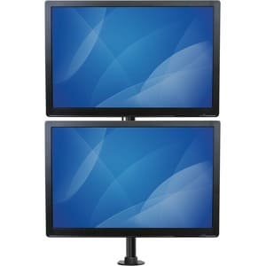 StarTech.com Vertical Dual Monitor Mount - Heavy Duty Steel - For VESA Mount Monitors up to 27in - Adjustable Double Monit