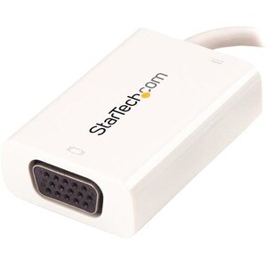 StarTech.com USB-C VGA Multiport Adapter - White - USB-A Port - with Power Delivery (USB PD) - USB C Adapter Converter - 1