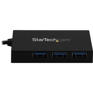 4PORT USB HUB - USB A TO USB A AND USB C - WITH POWER ADAPTER