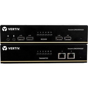 Vertiv AVOCENT LongView LV5020P KVM Console/Extender - Wired - 1 Computer(s) - 1 Remote User(s) - 150 m Range - 4K - 3840 