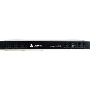 Vertiv AVOCENT AutoView AV 3000 AV 3108 KVM Switchbox - 8 Computer(s) - 1 Local User(s) - 1 Remote User(s) - 1680 x 1050 -