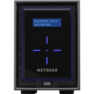 Netgear ReadyNAS RN422E6 2 x Total Bays SAN/NAS Storage System - 12 TB HDD - Intel Atom C3338 Dual-core (2 Core) 1.50 GHz 