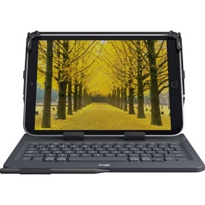 Logitech Universal Folio Tastatur/Cover (Folie) für 25,4 cm (10 Zoll) Apple iPad Air 2, iPad Air, iPad 2, iPad (3G), iPad 