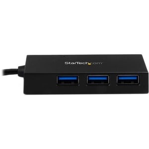 StarTech.com USB Hub - USB Type C - External - Black - TAA Compliant - 4 Total USB Port(s) - 4 USB 3.0 Port(s) - PC