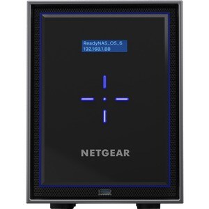 Netgear ReadyNAS RN426 6 x Total Bays SAN/NAS Storage System - 24 TB HDD - Intel Atom Quad-core (4 Core) - 4 GB RAM - DDR4