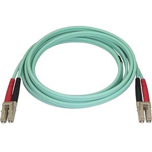StarTech.com Câble Fibre Optique Multimode 2m LC/UPC à LC/UPC OM4, 50/125µm LOMMF/VCSEL, 100G, Faible Perte d'Insertion, C