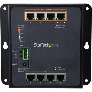 StarTech.com 8 Ports Manageable Ethernet Switch - Gigabit Ethernet - 10/100/1000Base-T - TAA Compliant - 2 Layer Supported