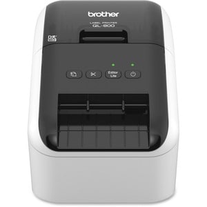 Brother QL800 Direct Thermal Printer - Two-color - Label Print - USB - 1.6 lps Mono - 300 x 600 dpi - 61.98 mm Width - For