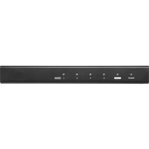 ATEN 4-Port True 4K HDMI Splitter - 4096 x 2160 - 49.21 ft Maximum Operating Distance - 1 x HDMI In - 4 x HDMI Out - Metal
