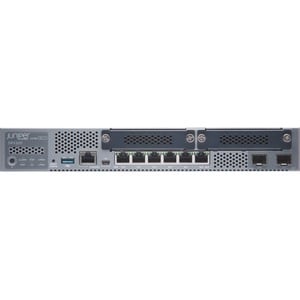 Juniper SRX320 Router - 6 Ports - PoE Ports - Management Port - 4.0 - Gigabit Ethernet - Desktop - 1 Year