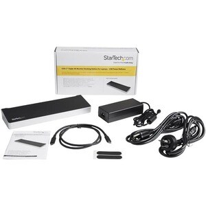 StarTech.com USB-Typ C Docking Station für Notebook, Tablet-PC - 60 W - TAA-konform - 5 x USB-Anschlüsse - 5 x USB 3.0 - N