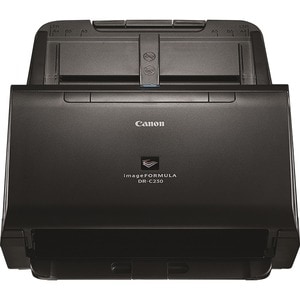 Scanner à alimentation feuille à feuille Canon imageFORMULA DR-C230 - Résolution Optique 600 dpi - Couleur 24 bit - Échell