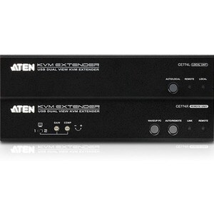 ATEN CE774 KVM Console/Extender - Wired - 1 Computer(s) - 1 Local User(s) - 1 Remote User(s) - 300 m Range - WUXGA - 1920 