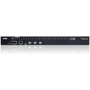 ATEN SN0148 Device Server - Twisted Pair - 48 x Network (RJ-45) - 3 x Yes - Rack-mountable, Desktop