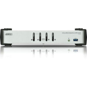 ATEN SOHO CS1914 KVM Switchbox - 4 Computer(s) - 1 Local User(s) - 3840 x 2160 - 8 x USB - 5 - Desktop