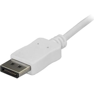 StarTech.com CDP2DPMM6W. Kabellänge: 1,8 m, Anschluss 1: USB Typ-C, Anschluss 2: DisplayPort. Gewicht: 53 g, Breite: 20 mm