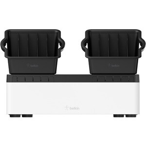 Belkin Store and Charge Go Kabelgebundenes Cradle für Tablet, Chromebook, Notebook, USB Gerät - Ladefunktion - USB - 10 x USB