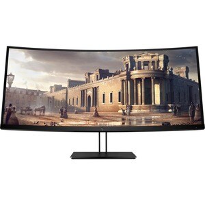 HP Z38c UW-QHD+ Curved Screen LCD Monitor - 21:9 - Black - 95.3 cm (37.5") Viewable - LED Backlight - 3840 x 1600 - 1.07 B