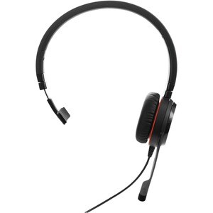 Jabra EVOLVE 20SE UC Mono Com fios Headset Mono Fone de ouvido - Preto - Monaural - Supra-aural - 32 Ohm - 150 Hz para 7 k