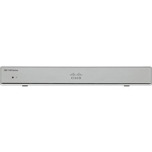 Cisco 1100 C1111-4P Router - 5 Ports - PoE Ports - Management Port - 1 - Gigabit Ethernet - Rack-mountable, Desktop