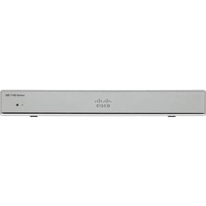 Cisco C1111-4P Router - 5 Ports - PoE Ports - Management Port - 1 - Gigabit Ethernet - Rack-mountable, Desktop - 1 Year