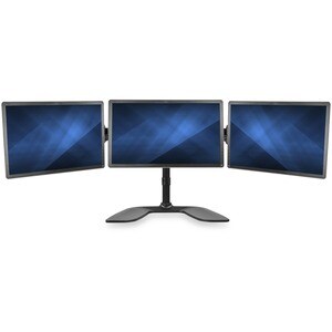 StarTech.com Triple Monitor Stand, Crossbar, Steel & Aluminum, For VESA Mount Monitors up to 27"(17.6lb/8kg), Monitor Stan