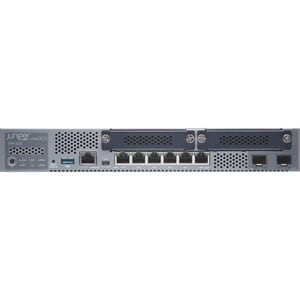 SRX320 Services Gateway includes hardware (8GE 2x MPIM slots 4G RAM 8G Flash power adapter and cable) and Junos Software B