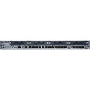 SRX345 Services Gateway includes hardware (16GE 4x MPIM slots 4G RAM 8G Flash power supply cable and RMK) and Junos Softwa