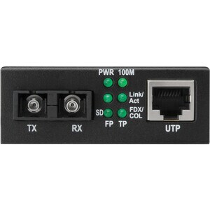 Digitus Transceiver/Medienkonverter - 2 Anschluss(e) - 1 x Netzwerk (RJ-45) - 1 x SC - Glasfaserleitung, Twisted Pair - 10