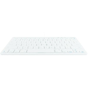 Macally Compact USB Wired Keyboard for Mac and PC - Cable Connectivity - USB Interface - 78 Key(s) - Multimedia Hot Key(s)