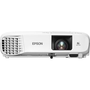 Epson EB-W39 LCD Projector - 16:10 - 1280 x 800 - Ceiling, Front - 6000 Hour Normal Mode - 12000 Hour Economy Mode - WXGA 