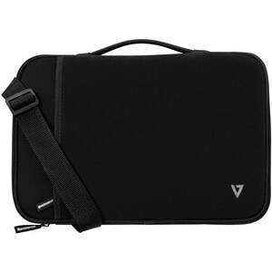 V7 CSE12HS-BLK-9E Carrying Case (Sleeve) for 31 cm (12.2") MacBook Air - Black - Neoprene Exterior Material - Fleece Inter