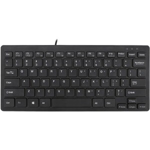 Adesso SlimTouch Mini Keyboard - Cable Connectivity - USB Interface - 78 Key - English (US) - QWERTY Layout - Desktop Comp